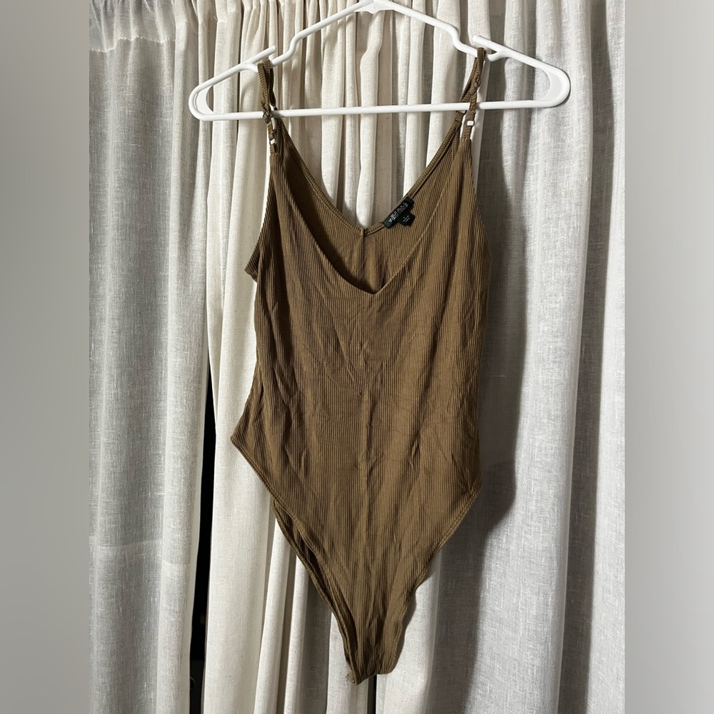 Olive green bodysuit